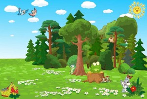 Конкурсно-игровая программа «На лесной поляне»