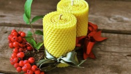 Мастер-класс «Свечи из вощины»