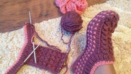 Мастер-класс «Вяжем ажурные носочки»
