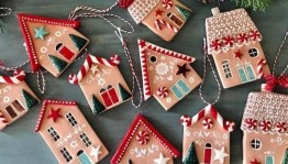 Мастер-класс «Брошки новогодние из керамики».