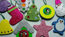 Мастер- класс «Елочные игрушки из фоамирана»