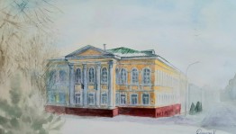 В Центральной городской библиотеке открылась выставка Динары Хисамовой  «Старая Уфа»