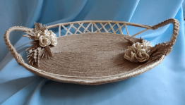 Мастер– класс «Джутовая корзинка»