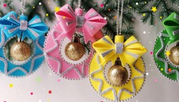 Мастер-класс «Новогодние игрушки из фоамирана»