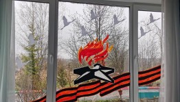 Патриотическая акция «Окна Победы»