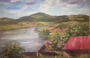 Мастер-класс «Сельский пейзаж»