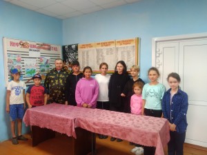 Информационный час «Расскажи, ветеран» встреча с ветеранами боевых действий.