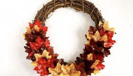 Мастер класс «Осенний венок»