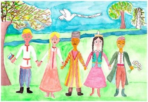 Цвета мира: Конкурс рисунков и поделок