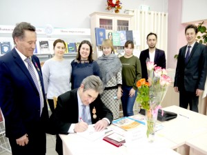 The National library hosted the reading of writer Marsel Salimov