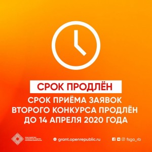 Фонд содействия гражданскому обществу РБ продлевает приём заявок на второй грантовый конкурс Главы Республики Башкортостан