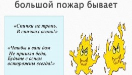 «От маленькой искры большой пожар бывает»