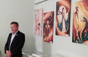Выставка иллюстраций Наркас Мурзагуловой по башкирским эпосам открылась в Уфе