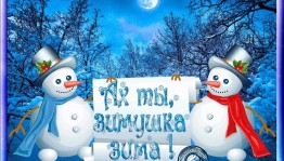 «Ах ты, зимушка – зима!».