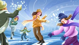 Игры на открытом воздухе «Снежные баталии»
