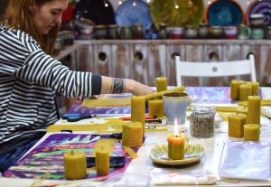 Мастер-класс «Свеча из вощины»