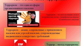«Что такое терроризм»