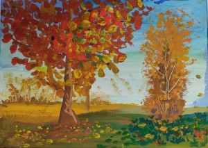 Конкурс рисунков«Я люблю осень»