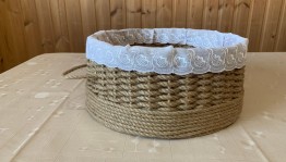 Мастер–класс «Корзина из джута»