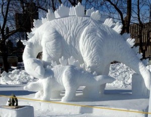 Конкурсно игровая программа«Лепим Дракона из снега»