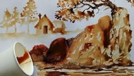 Мастер–класс по нетрадиционной технике рисования кофе «Кофе–арт»