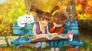 Литературная скамейка «Выходи читать во двор»