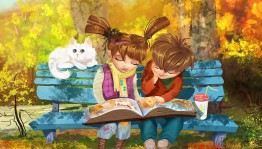 Литературная скамейка «Выходи читать во двор»