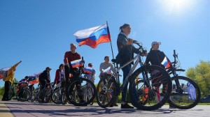 Велопробег «Впереди Российский флаг»