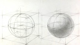 «Последовательность построения шара»