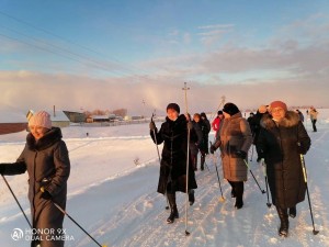 День зимней эстафеты. Скандинавская ходьба
