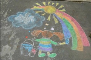 Конкурс рисунков на асфальте «Разукрашу мелом!»