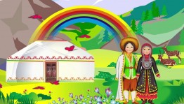 Разучивание игры с детьми «Ҡырҡташ»