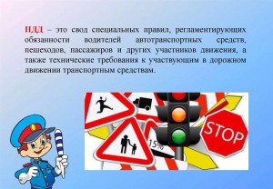 Информационный час «Правила дорожного движения»
