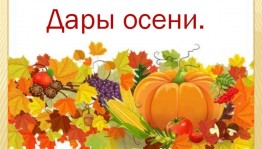 Осенняя ярмарка «Дары осени»
