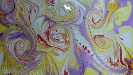 Мастер-класс «Техника рисования Эбру. Оформление ёлочных игрушек»