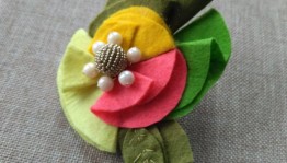 Мастер - класс «Брошь для мамы»