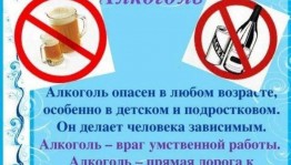 «Алкоголь–коварный враг»