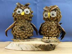 Мастер – класс поделок из шишек «Природа и фантазия».