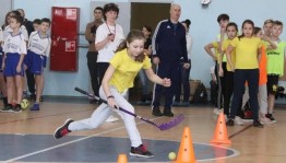 Веселые старты «Пока папы на работе»