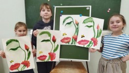 Мастер–класс «Открытка для мамы»