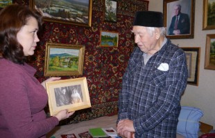 Сотрудники Национальной библиотеки им.А.-З.Валиди побывали в гостях у ветерана войны