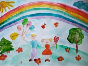 Выставка детских рисунков «Мирное детство – счастливое детство»