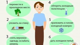 «Первая помощь при солнечном ударе»