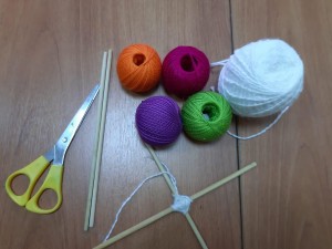 Мастер-класс «Мандала», плетение из ниток