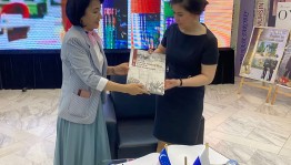 Амина Шафикова встретилась с руководством Национальной библиотеки Узбекистана