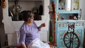 Мастер класс по прядению шерсти