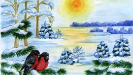 Час творчества «Зимний пейзаж»