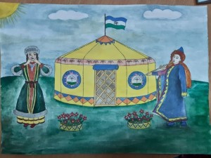 Конкурс рисунков «Башкирский национальный костюм»