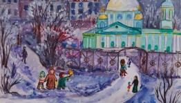 Конкурс рисунков «Зимний пейзаж»