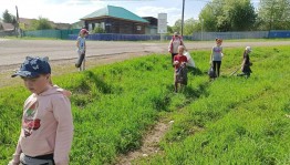 Экологический десант «Сделаем краше деревню нашу!»
